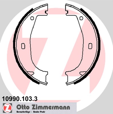 Set saboti frana, frana de mana 10990.103.3 ZIMMERMANN