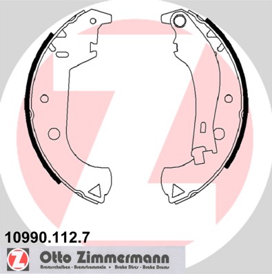 Set saboti frana 10990.112.7 ZIMMERMANN