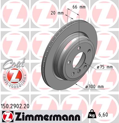 Disc frana 150.2902.20 ZIMMERMANN