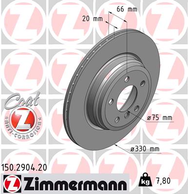 Disc frana 150.2904.20 ZIMMERMANN