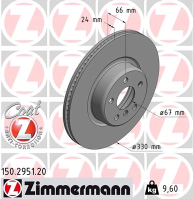 Disc frana 150.2951.20 ZIMMERMANN