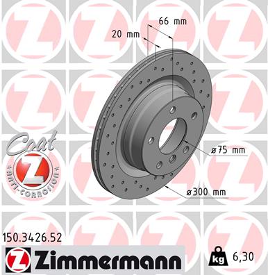 Disc frana 150.3426.52 ZIMMERMANN