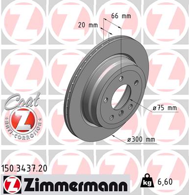 Disc frana 150.3437.20 ZIMMERMANN