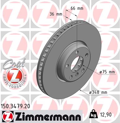 Disc frana 150.3479.20 ZIMMERMANN