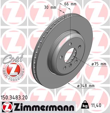 Disc frana 150.3483.20 ZIMMERMANN