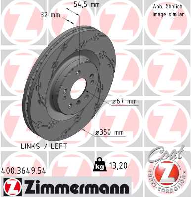 Disc frana 400.3649.54 ZIMMERMANN