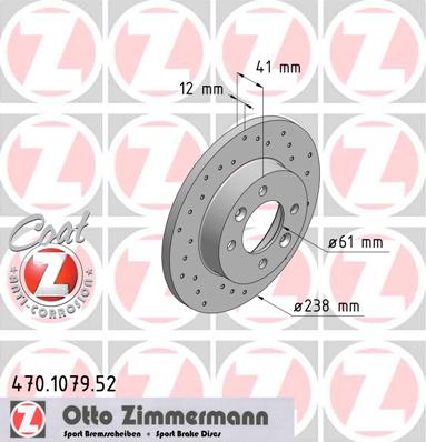 Disc frana 470.1079.52 ZIMMERMANN