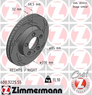 Disc frana 600.3225.55 ZIMMERMANN