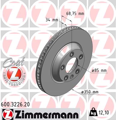 Disc frana 600.3226.20 ZIMMERMANN