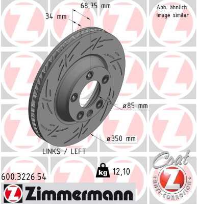 Disc frana 600.3226.54 ZIMMERMANN