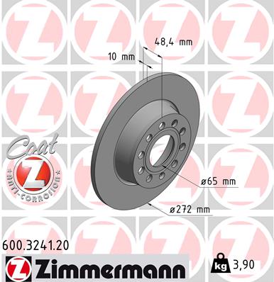 Disc frana 600.3241.20 ZIMMERMANN