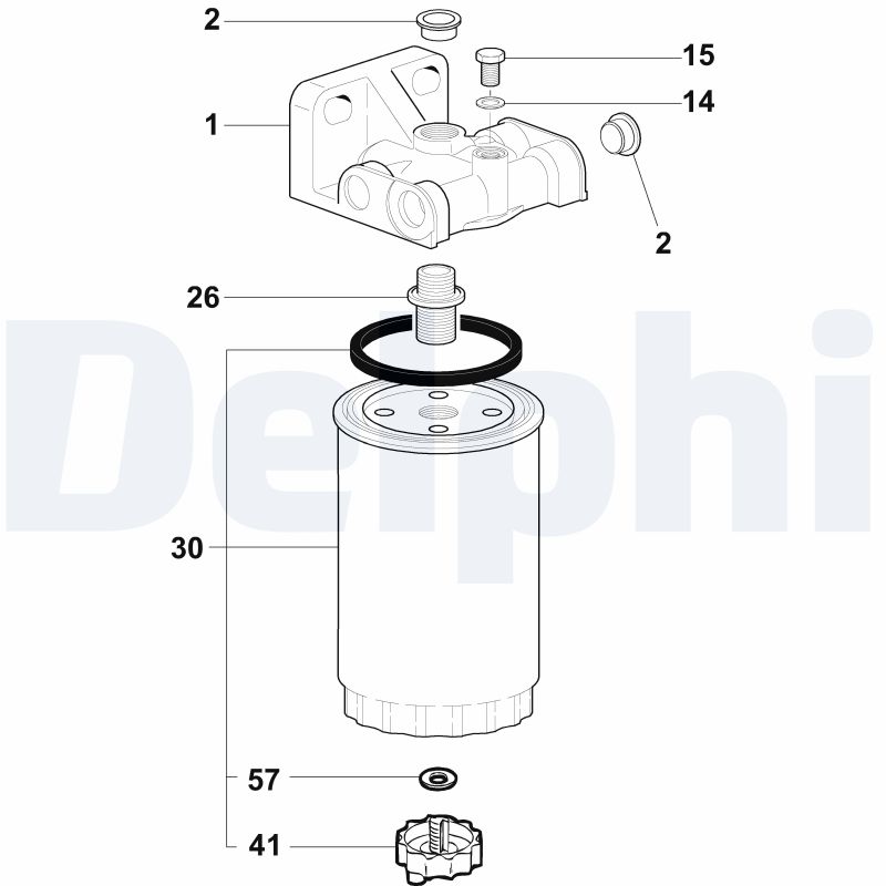 filtru combustibil 5872171 DELPHI