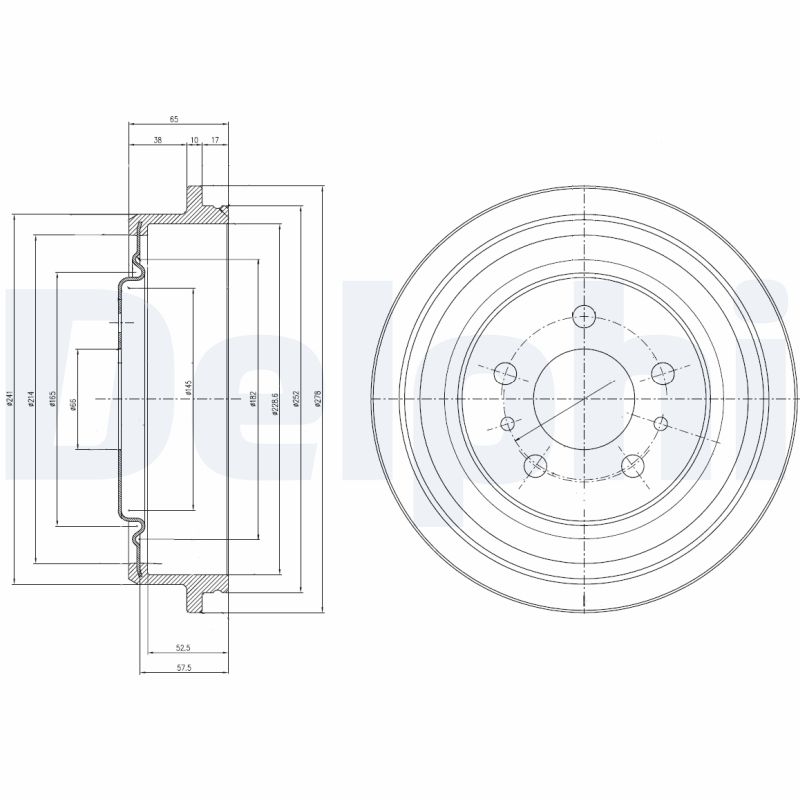 Tambur frana BF425 DELPHI
