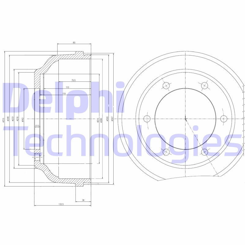 Tambur frana BF467 DELPHI