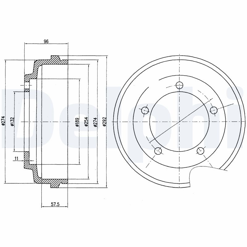 Tambur frana BF479 DELPHI