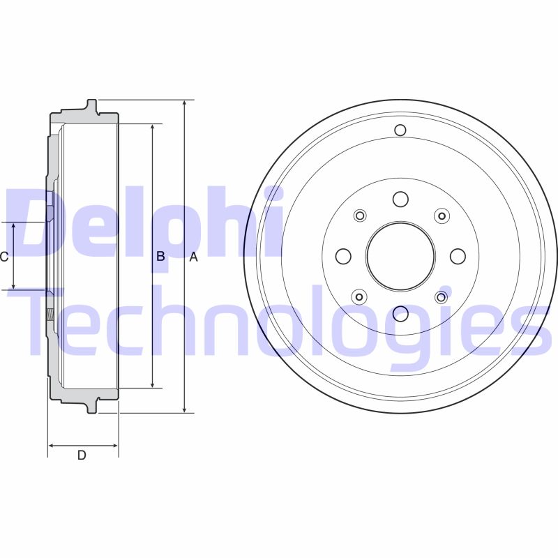 Tambur frana BF503 DELPHI