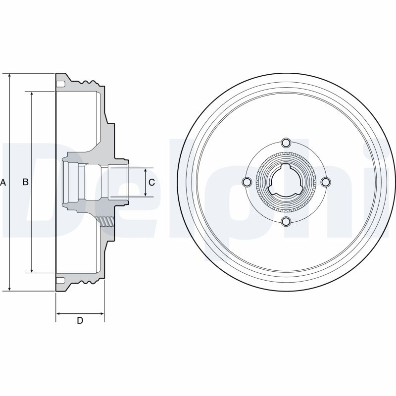 Tambur frana BF510 DELPHI