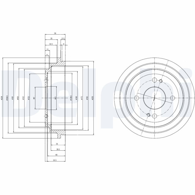 Tambur frana BF516 DELPHI