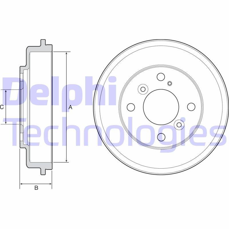 Tambur frana BF525 DELPHI