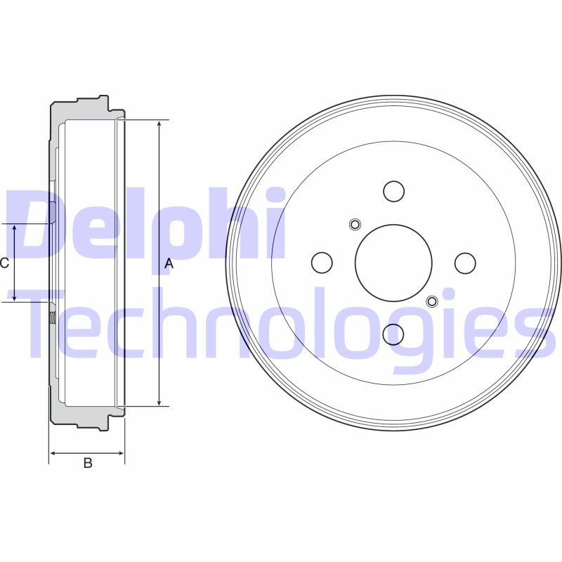 Tambur frana BF530 DELPHI