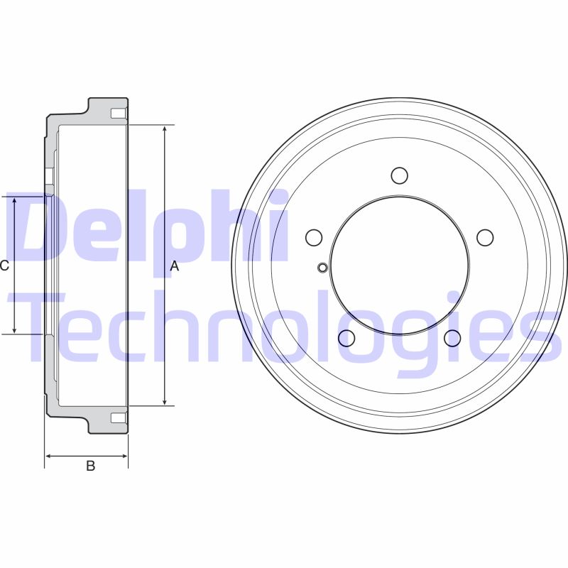 Tambur frana BF531 DELPHI