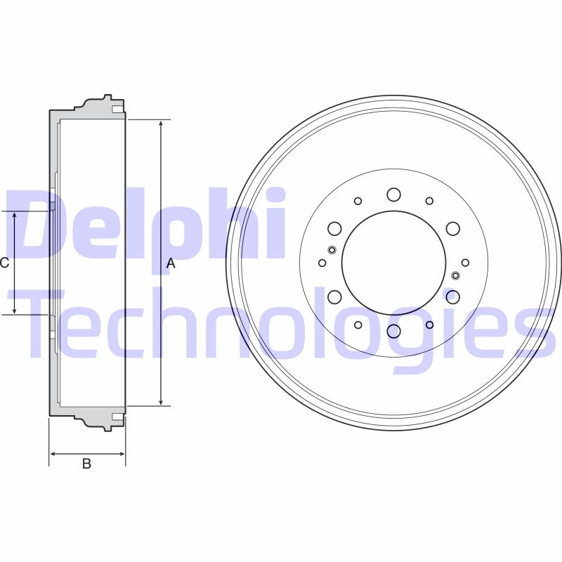 Tambur frana BF537 DELPHI