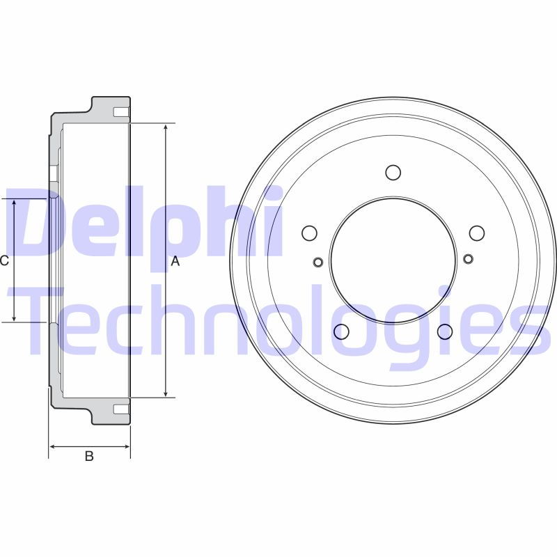 Tambur frana BF544 DELPHI