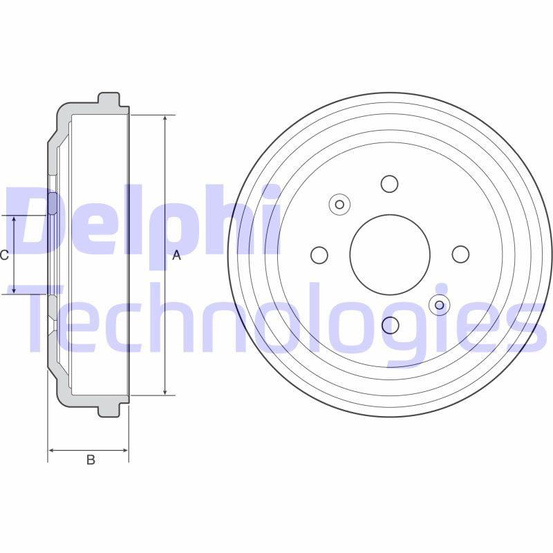 Tambur frana BF548 DELPHI