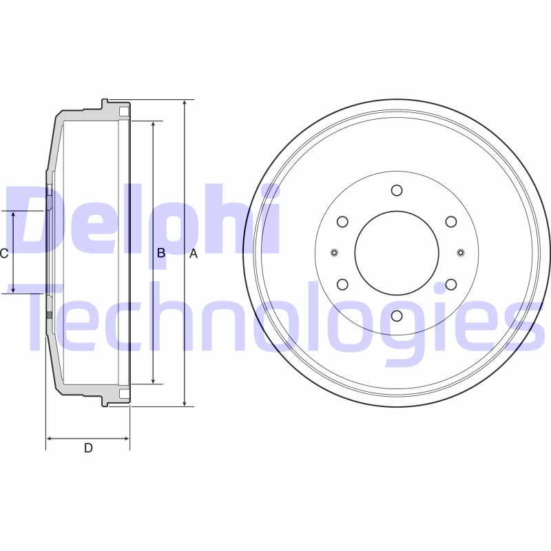 Tambur frana BF559 DELPHI