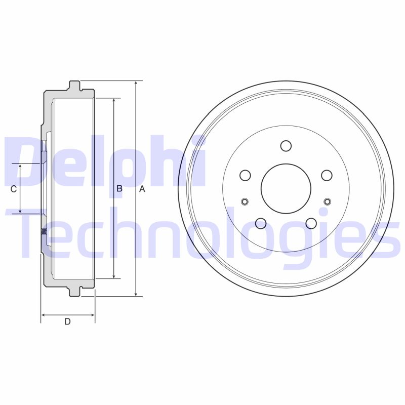 Tambur frana BF568 DELPHI