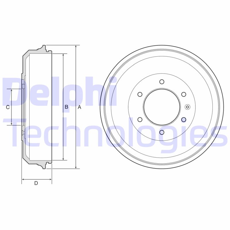 Tambur frana BF569 DELPHI