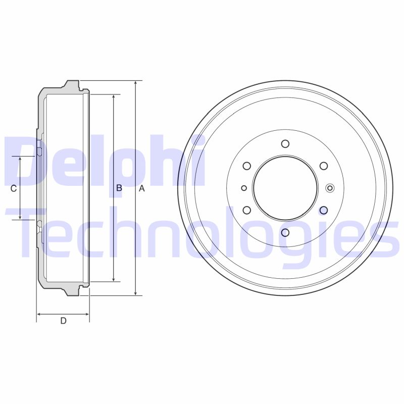 Tambur frana BF573 DELPHI