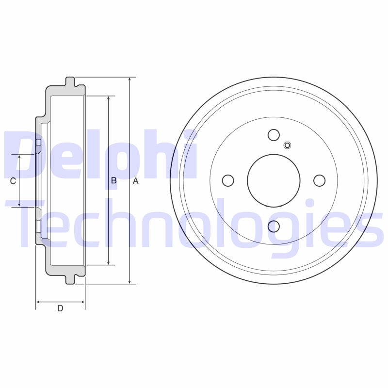 Tambur frana BF591 DELPHI