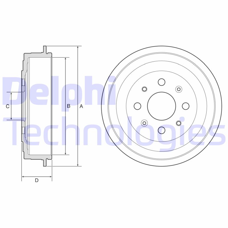 Tambur frana BF619 DELPHI