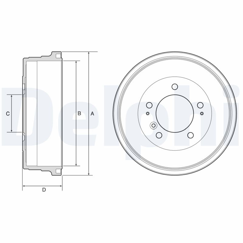 Tambur frana BF628 DELPHI