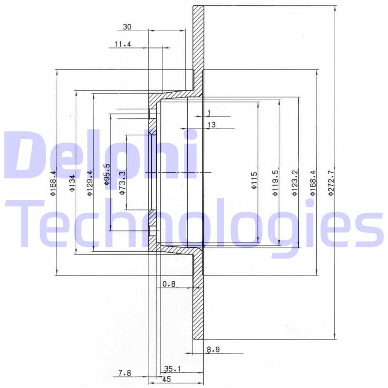 Disc frana BG2015 DELPHI