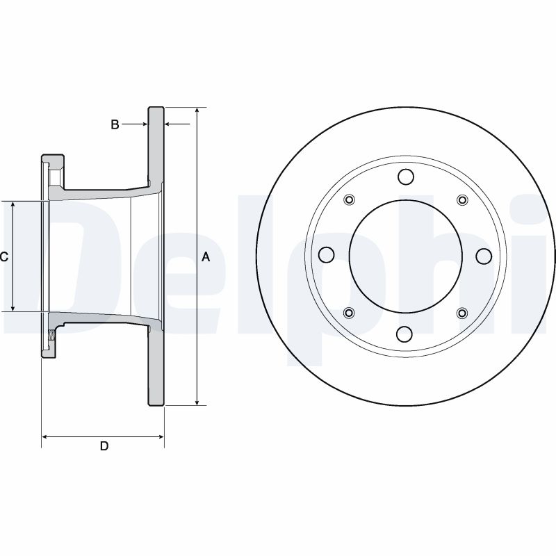 Disc frana BG2042 DELPHI