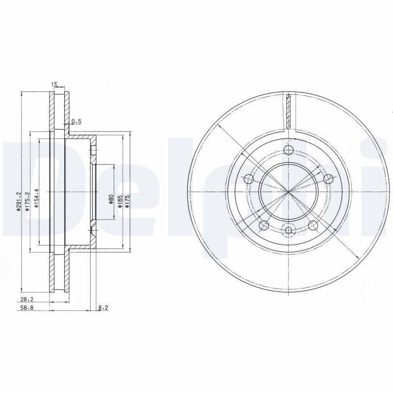 Disc frana BG2613 DELPHI