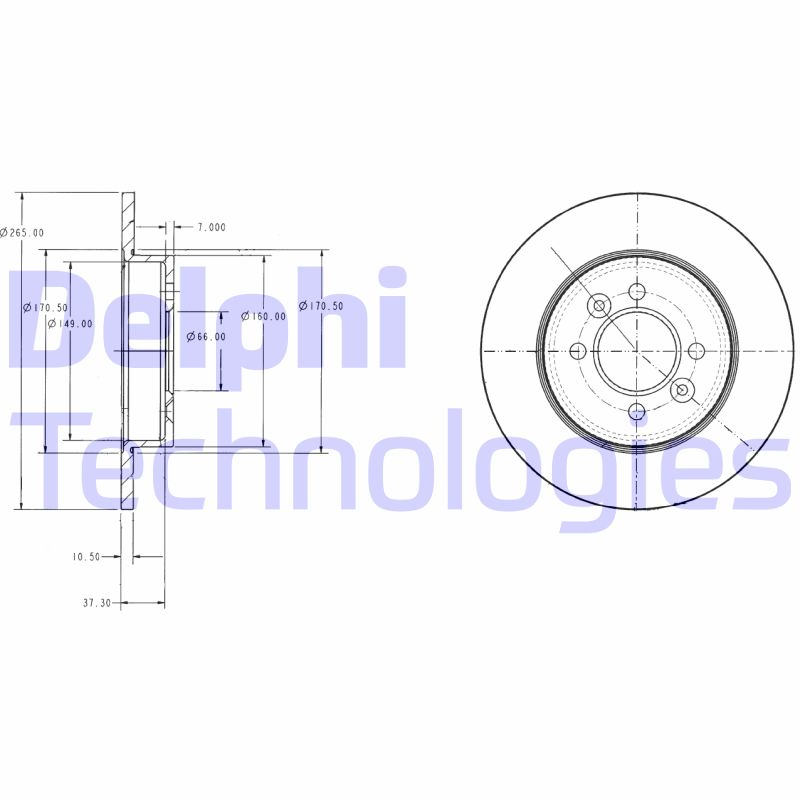 Disc frana BG2694 DELPHI