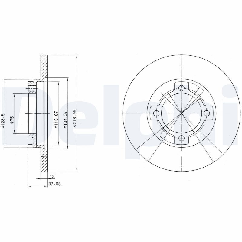 Disc frana BG3083 DELPHI