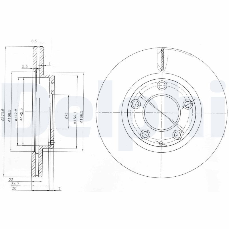 Disc frana BG3085 DELPHI