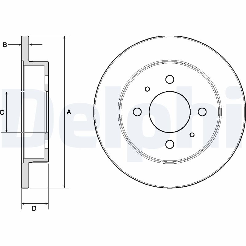 Disc frana BG3112 DELPHI