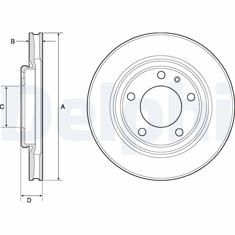 Disc frana BG3204 DELPHI
