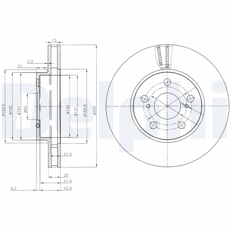 Disc frana BG3850 DELPHI
