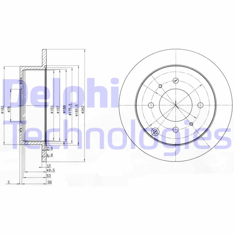 Disc frana BG4010 DELPHI