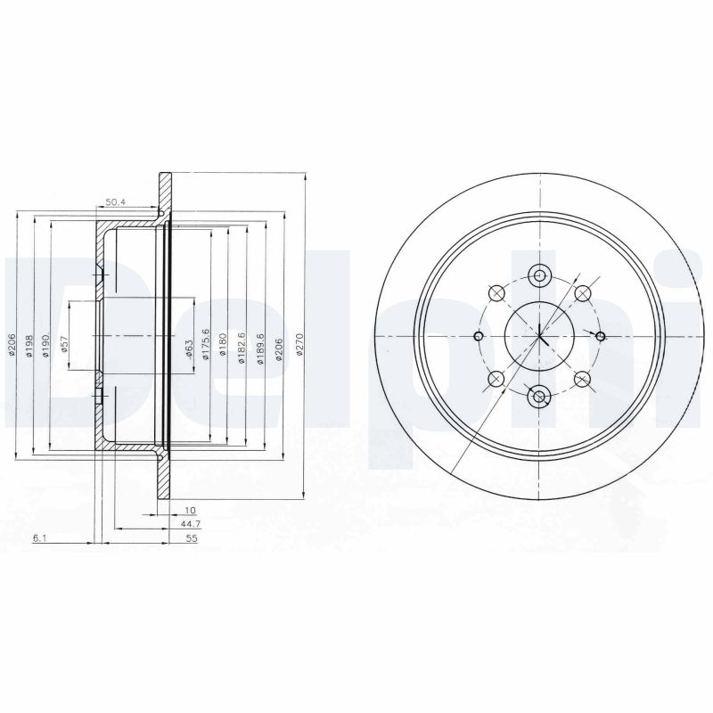Disc frana BG4018 DELPHI