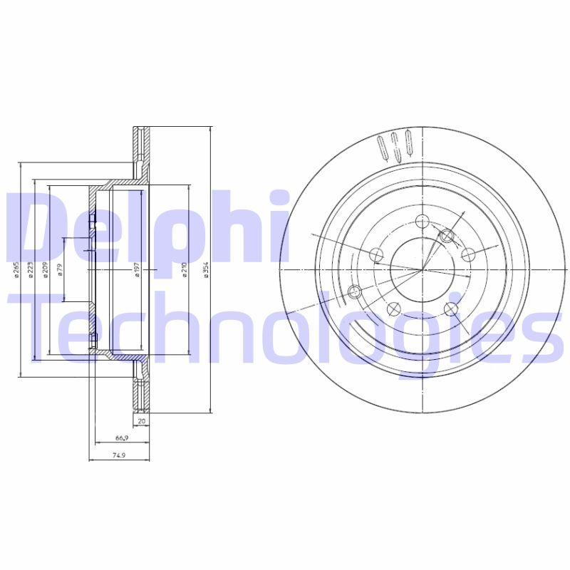 Disc frana BG4021C DELPHI