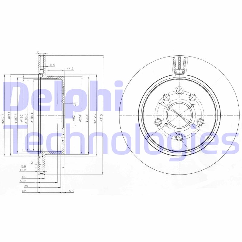 Disc frana BG4024 DELPHI