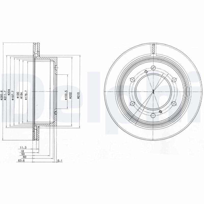 Disc frana BG4042 DELPHI