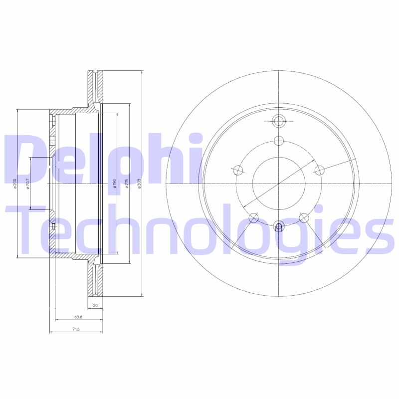 Disc frana BG4069 DELPHI